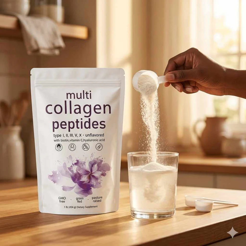 Multi Collagen Peptides Powder.