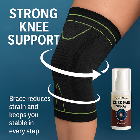 Compression Knee Brace + a FREE Knee Pain Spray
