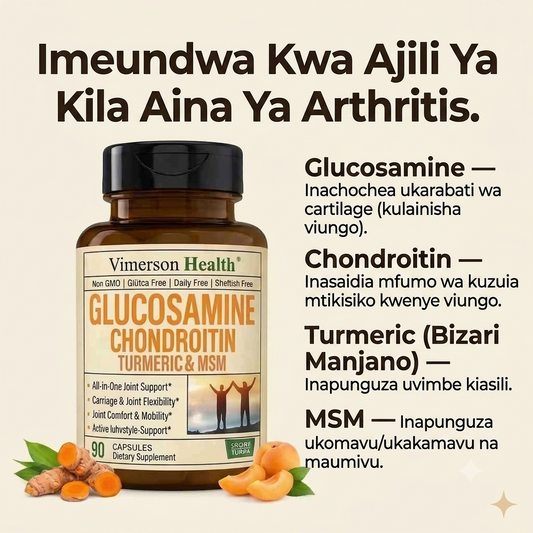 Glucosamine Chondroitin Tumeric & MSM